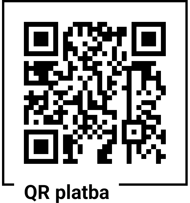 Možno platit přes QR kód
